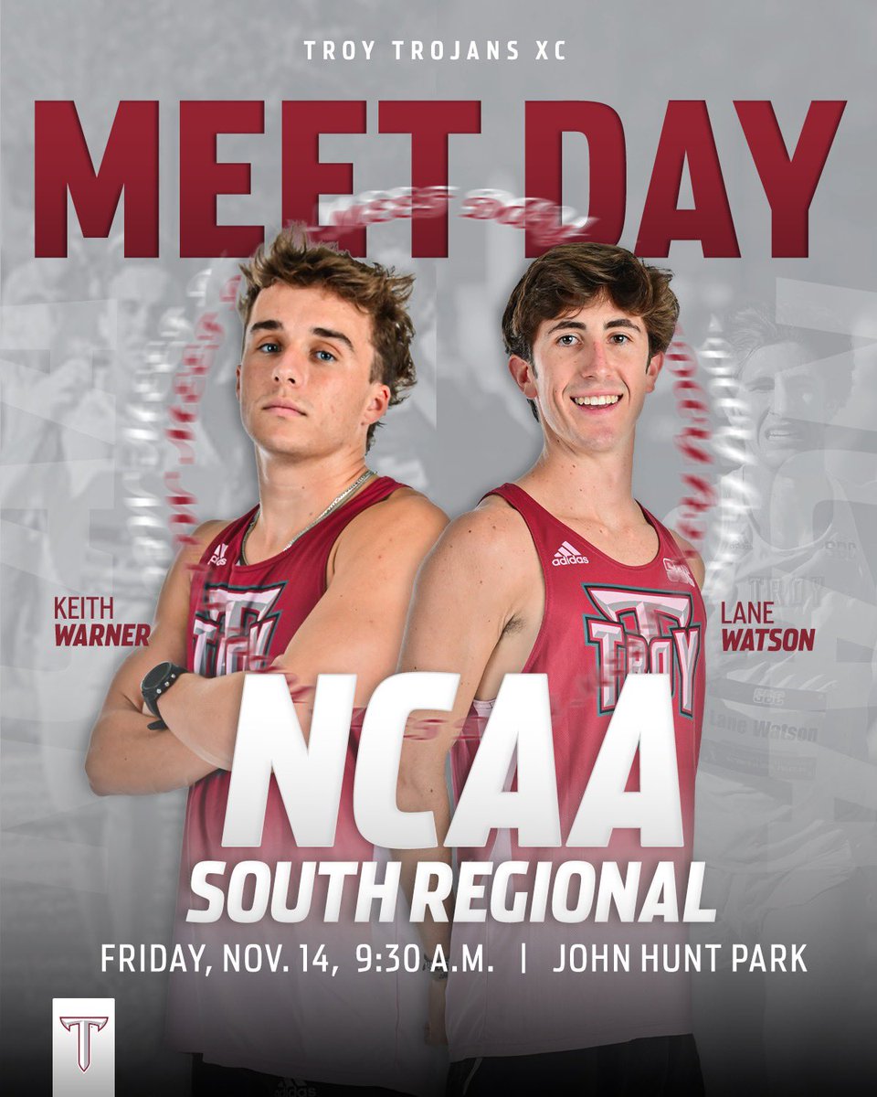 ʀᴀᴄᴇ ᴅᴀʏ ɪɴ ʜᴜɴᴛꜱᴠɪʟʟᴇ ꜰᴏʀ ʟᴀɴᴇ ᴀɴᴅ ᴋᴇɪᴛʜ 🤩

🆚 » NCAA South Region
🏟️ » John Hunt Park
📍 » Huntsville, Ala.
⏰ » Men 10K - 9:30 a.m.
📺 » gotroy.us/n1s
📊 » gotroy.us/68z

#OneTROY ⚔️