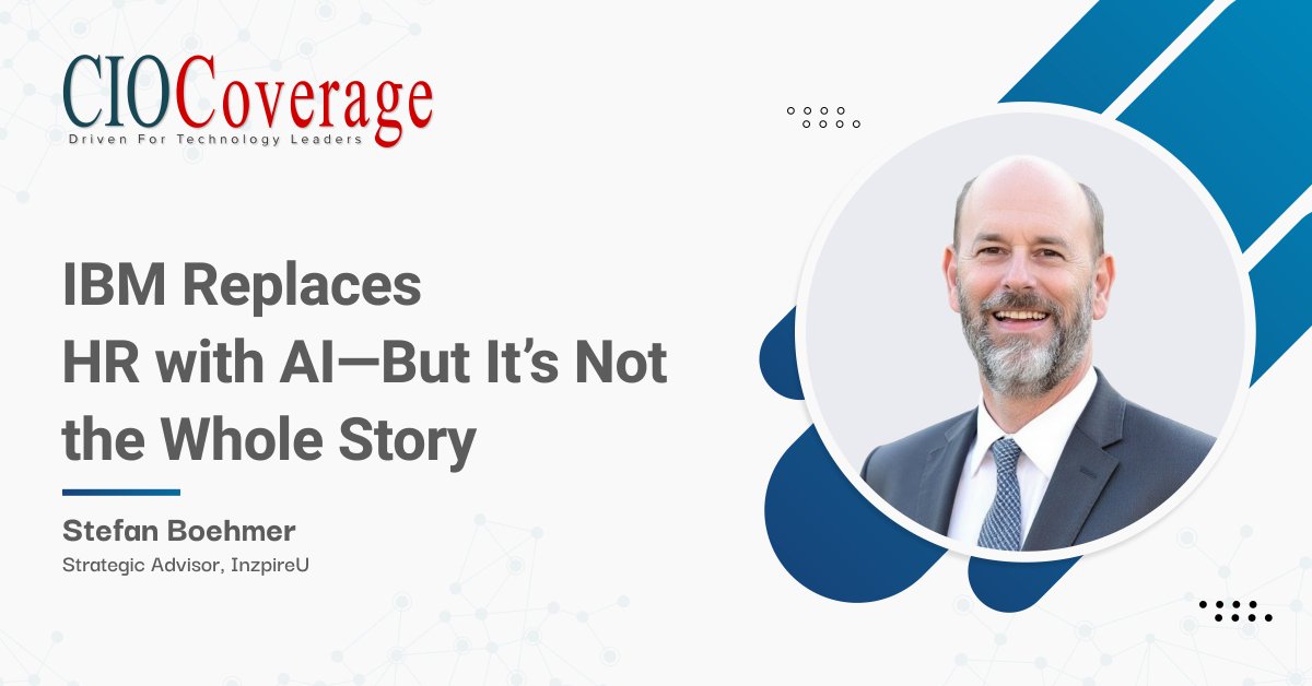 CioCoverage's tweet image. IBM Replaces HR with AI – But It’s Not the Whole Story

Learn more: ciocoverage.com/ibm-replaces-h…

#ciocoverage #IBM #ArtificialIntelligence #AIInBusiness #FutureOfWork #HRTech #AIDrivenInnovation #DigitalTransformation #WorkforceInnovation #EnterpriseAI #TechNews #AutomationTrends