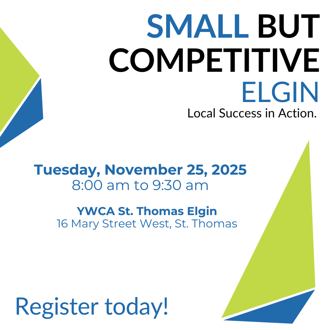 WorkforceEMO's tweet image. 📢 Elgin County: Small But Competitive event is here!

Want better hiring &amp;amp; business growth? Join us for practical tips &amp;amp; support tailored for Elgin employers.

🔗 Register now! eventbrite.ca/e/small-but-co… 

#SmallButCompetitive #Elgin #Hiring #Business