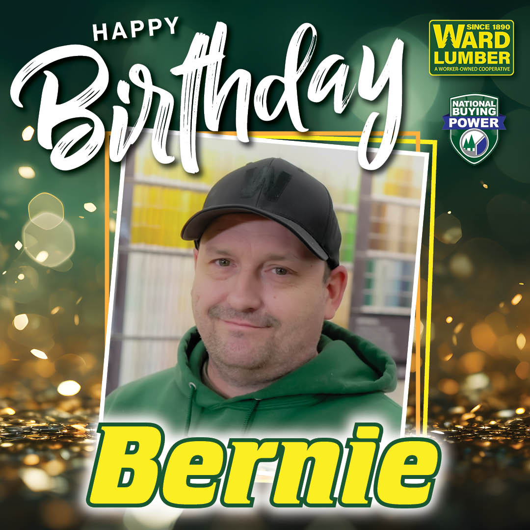 wardlumber's tweet image. 🎉 Happy Birthday, Bernie!
Wishing you a great day and a year ahead full of good things. Thanks for being a valued part of the Ward Lumber team!
#HappyBirthday #WardLumberStrong #WorkerOwned #ADK #NorthCountry