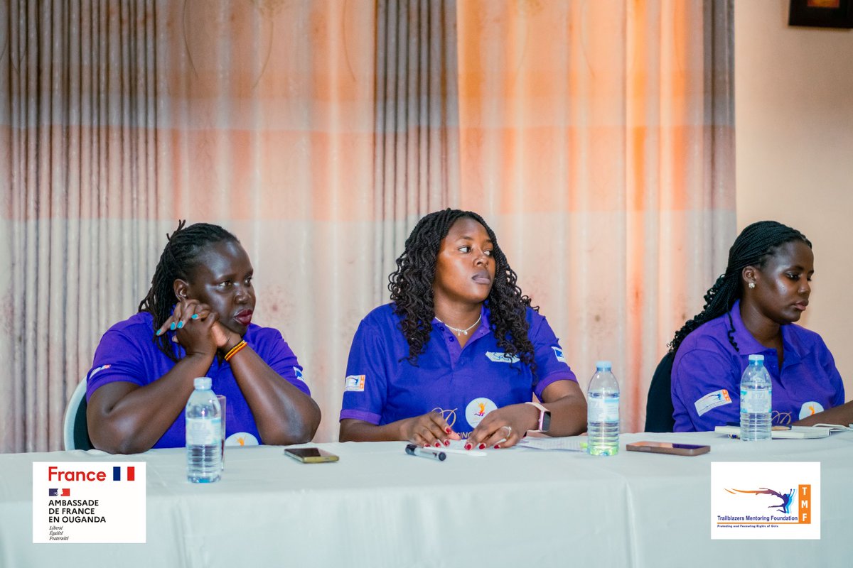 A powerful &amp; well informed team of facilitators from <a href="/TMFUganda/">Trailblazers Uganda</a> today at Day_2 of The Girls' Leadership and Mentorship camp.