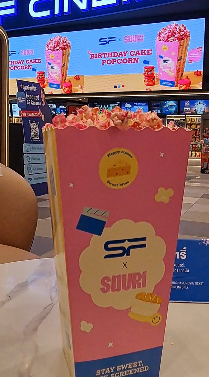 mymeniswin's tweet image. มุงุ้ยยยยย Birthday Cake Popcorn ป้อปคอร์นอะไร น่าร้ากกกก ^^

#SFxSOURI
#StaySweetStayScreened
#SOURI #SOURIBKK
#ดูหนังที่SF
#SFcinema 🍿❤
#winmetawin️