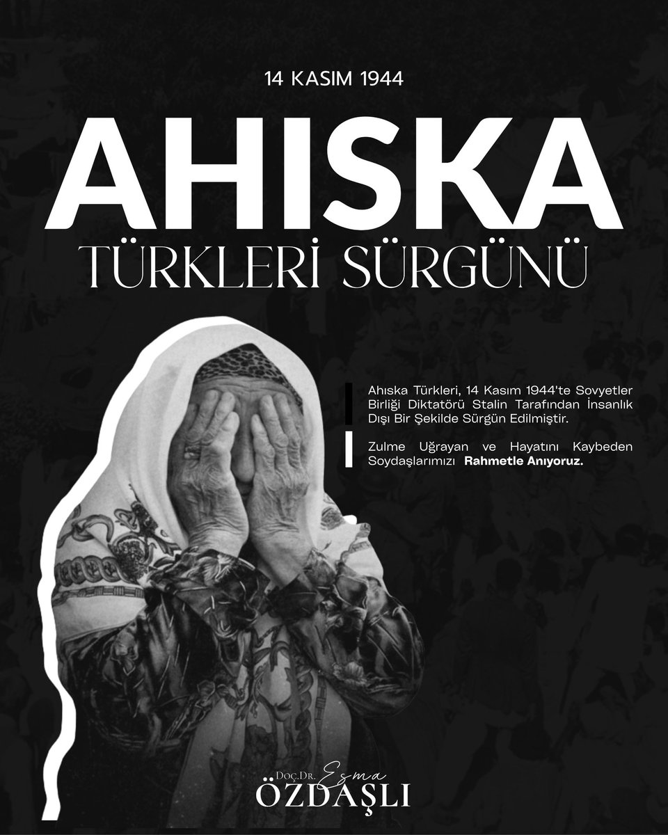 EOzdasli's tweet image. 1829&apos;da Osmanlı Devleti #Ahıska&apos;yı kaybedince Posoflu Aşık Üzeyir Fakiri&apos;nin ağzından şu sözler dökülmüş:
&quot;Ahıska bir gül idi gitti
Bir ehl-i dîl idi gitti,
Söyleyin Sultan Mahmud’a
İstanbul kilidi gitti.&quot;
#AhıskaTürkleri için zulüm bu tarihten sonra başladı.
#AhıskaSürgünü