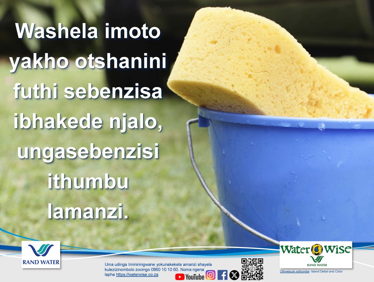 #WaterWise #RandWater