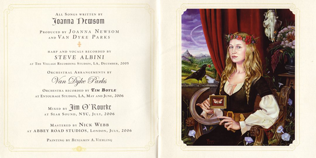 happy 19th birthday to joanna newsom’s second studio album, “ys”! combining the mythical and the real, joanna builds a modern classic with just 6 songs, inviting the listener to lose themselves in her metaphors and word labyrinths