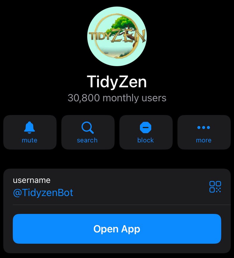 At 100K$ market cap we built a one-of-a-kind Telegram app and onboarded 37K users to <a href="/base/">Base</a> in just 2 weeks

Imagine $TIDY at 1M 👀

Get your Zen: t.me/TidyzenBot