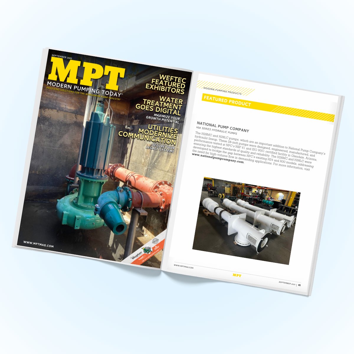 NationalPumpCo's tweet image. 📰 National Pump Company is featured in @modpumpmag! Our H28MC and H28LC models are engineered for efficiency, power, and reliability in demanding applications. Click to learn more: bit.ly/42FF8nV

#ThePumpPeople #PumpingSolutions
