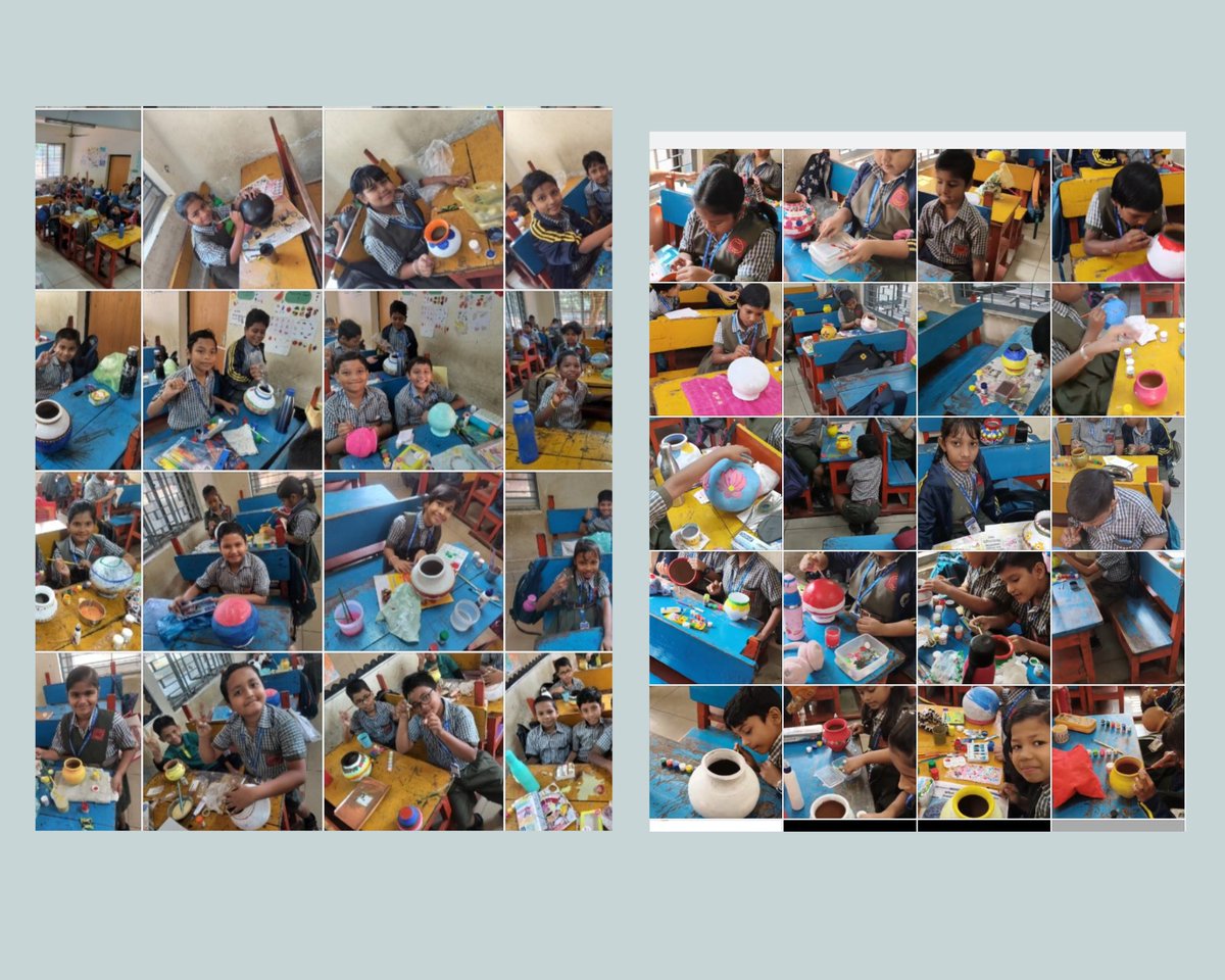 PMShriDMS64BBSR's tweet image. Unplugged 2025 Matka Painting filled Children’s Day with colours and creativity! Our young artists turned simple pots into beautiful masterpieces, celebrating joy, imagination, and tradition.#EduMinOfIndia #NCERT #CIET_NCERT #RIEBBSR #PMShriDMSBBSR #MatkaPainting #Creativity #Art