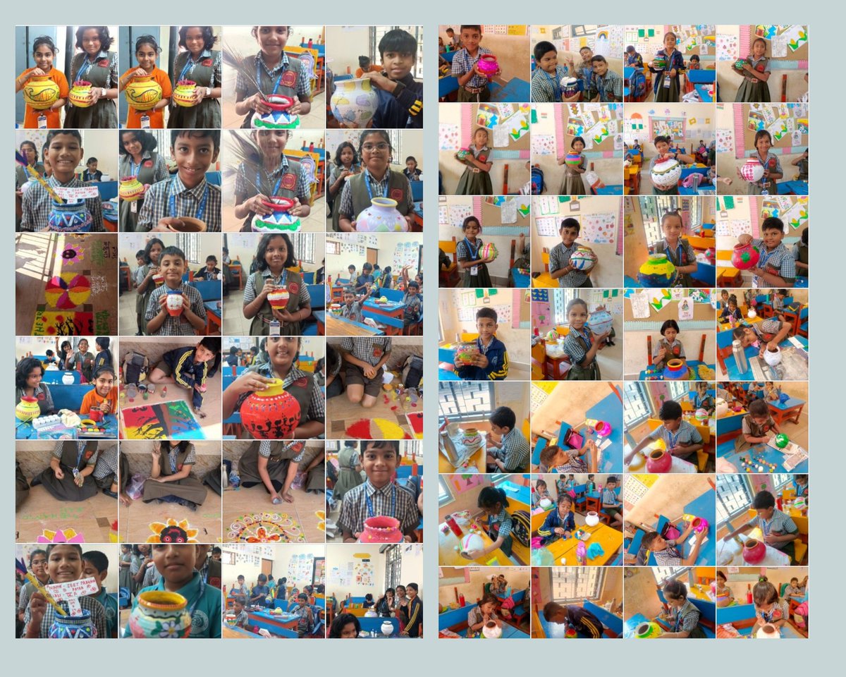 PMShriDMS64BBSR's tweet image. Unplugged 2025 Matka Painting filled Children’s Day with colours and creativity! Our young artists turned simple pots into beautiful masterpieces, celebrating joy, imagination, and tradition.#EduMinOfIndia #NCERT #CIET_NCERT #RIEBBSR #PMShriDMSBBSR #MatkaPainting #Creativity #Art