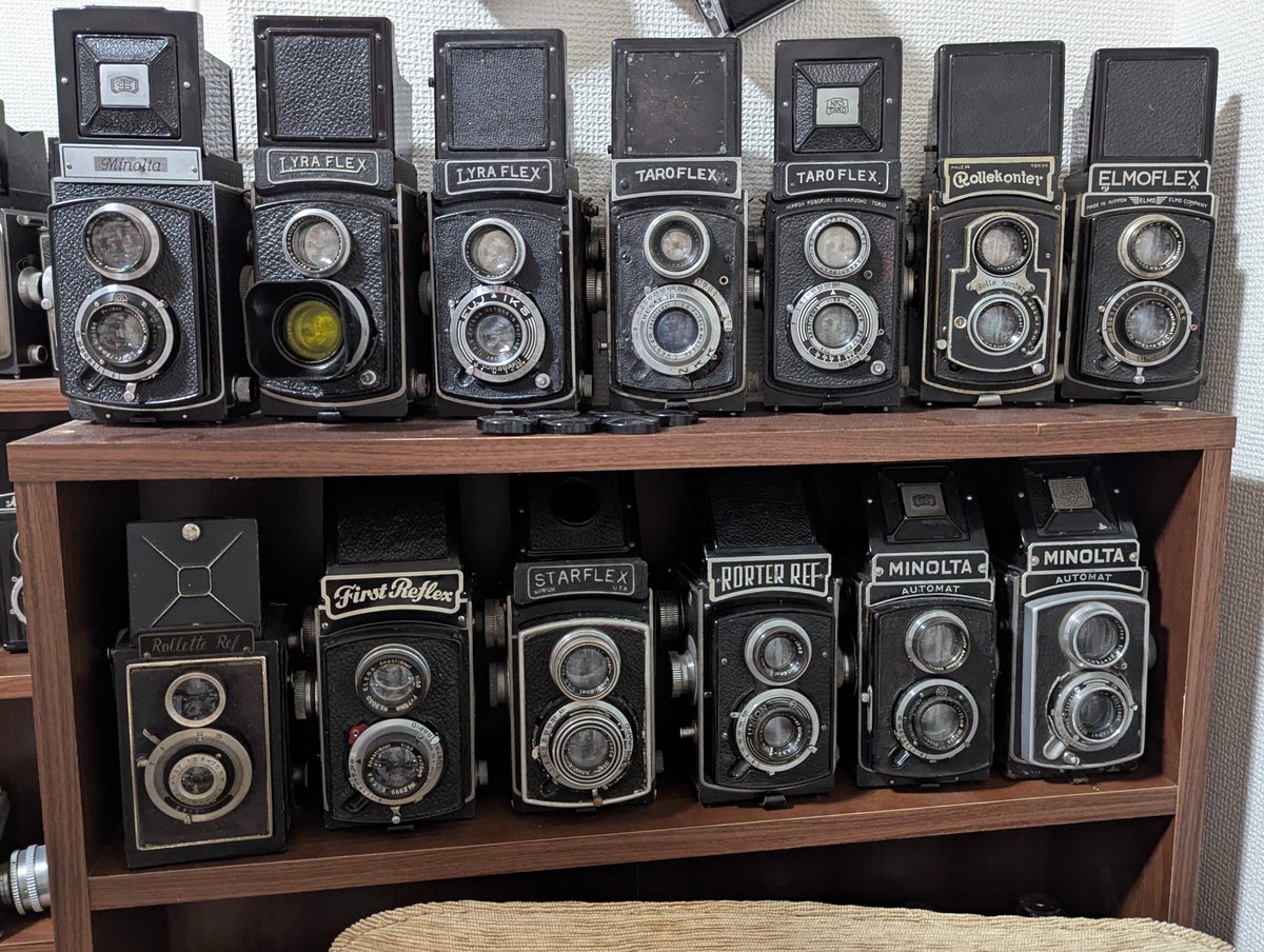 戦前二眼レフもやっとコレクションと呼べる程度に集まってきたな…