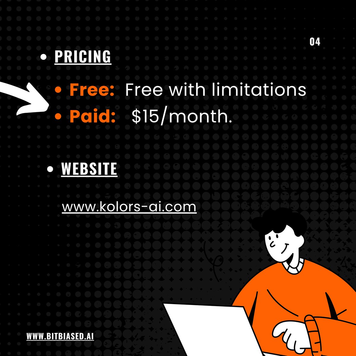 BitBiasedAI's tweet image. ⚡ Transform your fashion visuals without photoshoots.
With Kolors AI, generate virtual models, try-ons, product photos, posters, and even 3D characters, ready for commercial use straight out of the platform.

#KolorsAI #EcommerceAI #VirtualTryOn #FashionTech #BitBiasedAI