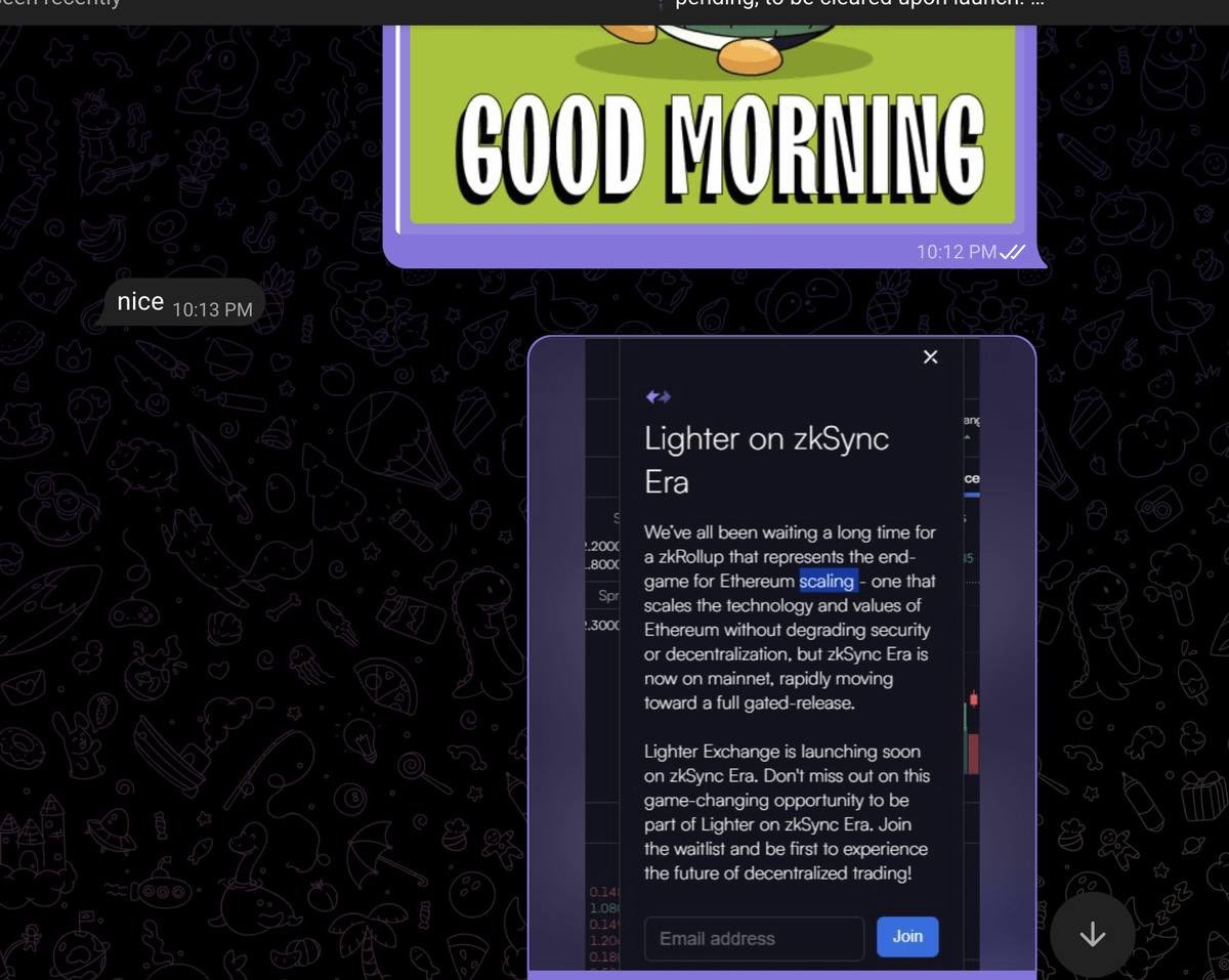 When did you first hear about <a href="/Lighter_xyz/">Lighter</a> ?

For me it was sometime around Feb 2024, when they were planning to integrate on Zksync

I remember talking about it with a friend and planning to put out a small guide for community, but it was still in waitlist so it just sat there.