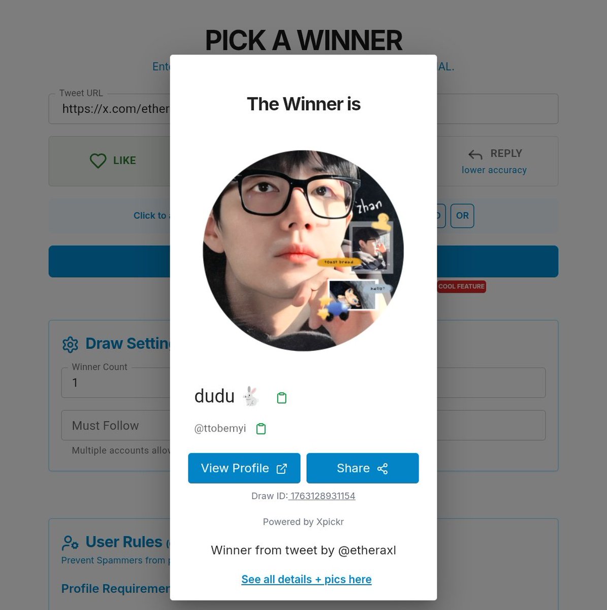 Congrats kakak Dudu  <a href="/ttobemyi/">dudu 🐇</a> sila DM aku bersama link tweet ucapan nya kemarin ya! Ku tunggu 1x24 jam