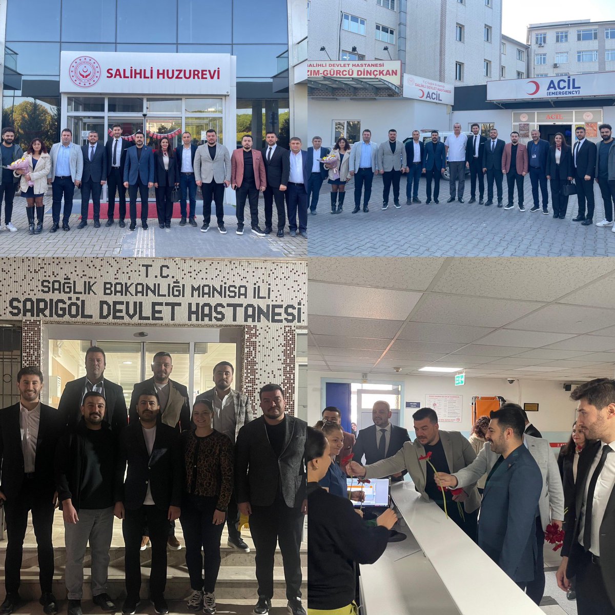 📍Manisa

Genel Başkanımız, Genel Merkez Yönetim Kurulumuz ve Manisa İl Teşkilatımız ile birlikte sağlık ve sosyal hizmetlere bağlı kurumlarımızı ziyaret ettik.

Ziyaretlerimiz kapsamında bizleri misafirperver ve güleryüzlülük ile karşılayan Manisa Salihli Başhekimi Op. Dr.