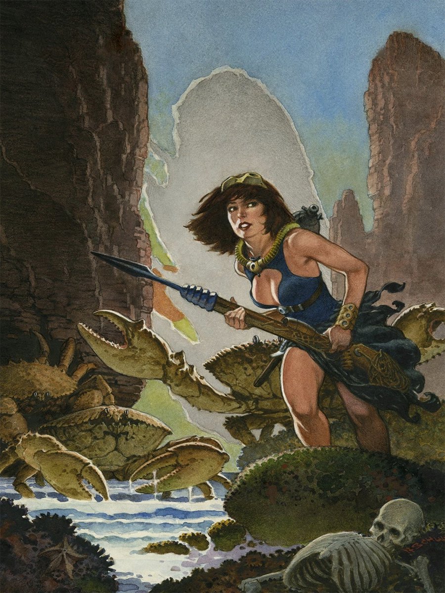 cimerians's tweet image. Carbon 2 by Mark Schultz
#fantasyart