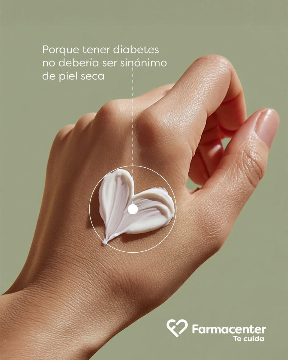 farmacenterpy's tweet image. Cuidá tu piel con diabetes con la crema ideal 🧴✨
Llevalas con 35% off en nuestras sucursales.