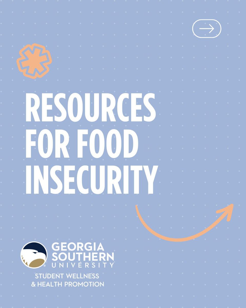 GSswhp's tweet image. Scroll through this carousel for food insecurity resources on campus, locally, and how to find resources near you once you&apos;re home for the break! 

#EagleWellness