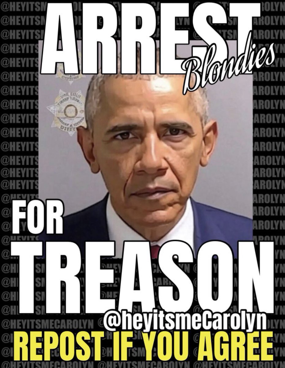 heyitsmeCarolyn's tweet image. Arrest Barack Hussein Obama 
👉👉 for TREAS0N