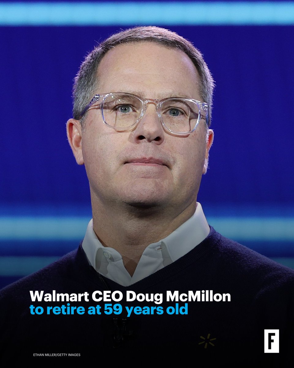 Walmart CEO Doug McMillon will retire effective Jan. 31, 2026, the company announced in a Friday morning surprise, concluding a decade-long tenure that reshaped the retail giant’s global strategy and digital presence. trib.al/sCPHZHa