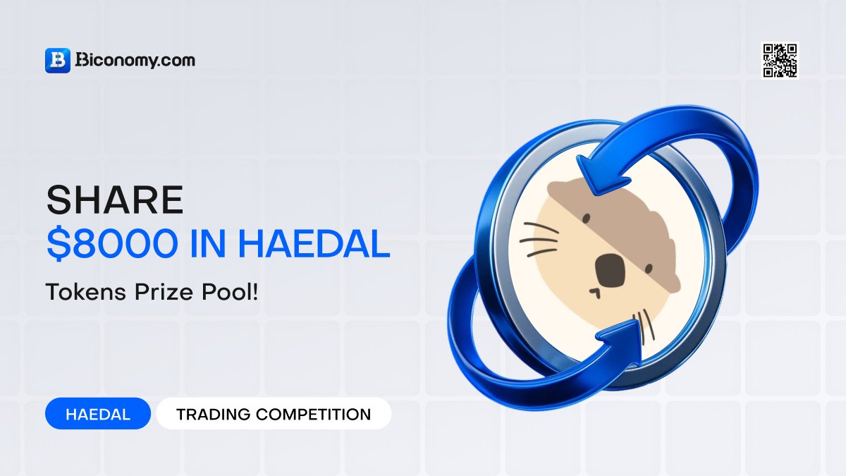 🚀 #HaedalProtocol Trading Competition, Share $8000 in $HAEDAL! 🚀

Dear Biconomy.com users,

To give back to our global community, we are excited to announce the <a href="/HaedalProtocol/">Haedal🦦</a> Trading Competition with a total prize pool of up to $8000 #HAEDAL!💎

📅Activity time: