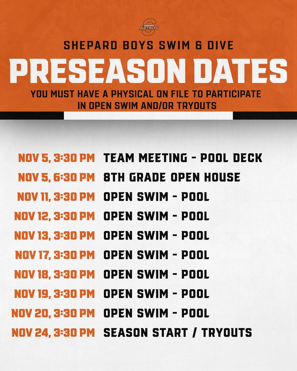 Interested in swimming? Come to <a href="/absswimdive/">ABS Swim & Dive</a> open swim dates before tryouts on November 24th.