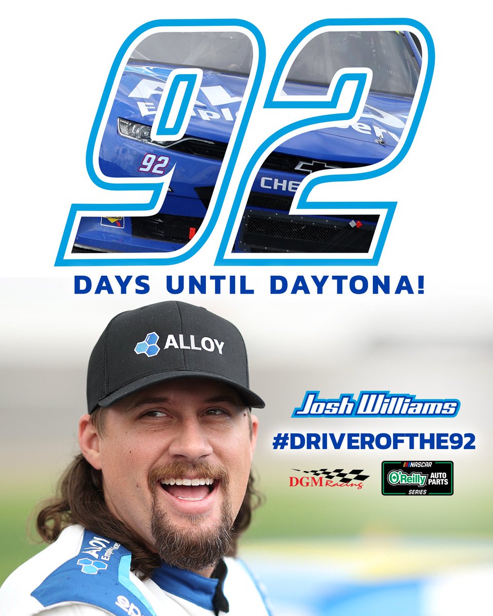 Josh6williams's tweet photo. 🗞️ Josh Williams Returns to @DGMRacingFL Full-Time in 2026
READ MORE >> https://t.co/A8Q9PU8QF9
#driverofthe92 https://t.co/7dthwYLqxb