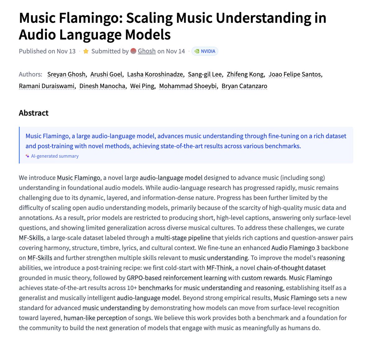 Model overview slide