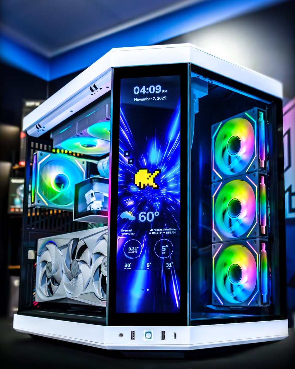 Looks like our <a href="/hytebrand/">HYTE</a> Y70 Touch Infinite posts caught someone’s eye… 👀

A white one has just been snapped up — upgraded to a Ryzen 9 9950X3D and paired with a <a href="/AORUS_UK/">AORUS UK & IE</a>  RTX 5080 + motherboard. 🏡💨

Crushing 4K gaming at insane frame rates and ready to handle creative