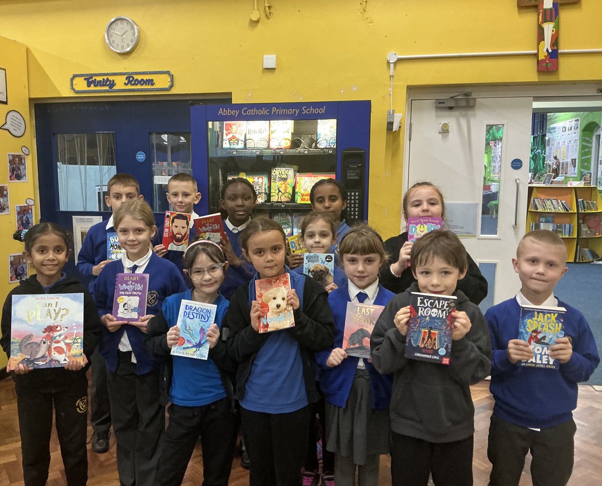 AbbeyPrimary's tweet image. Well done to all these children who received an Abbey Value certificate. We hope you enjoy #reading your new book from out of the #VendingMachine. 🤗📚