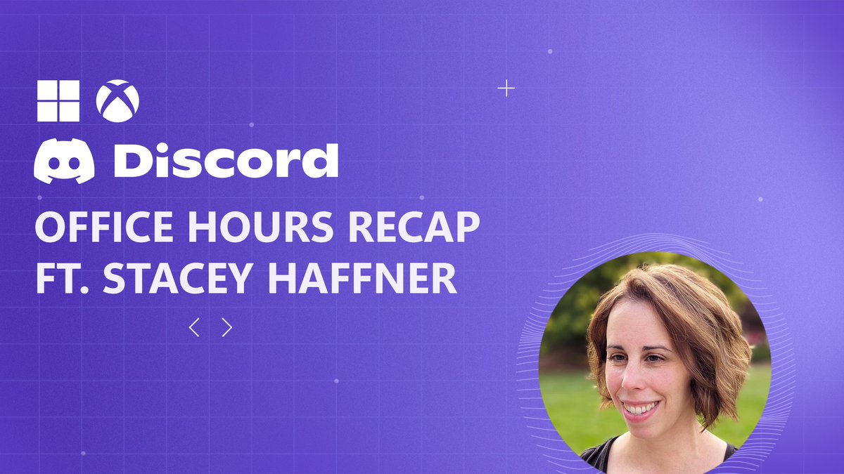 GhisFaure's tweet image. Game dev is tough—but building community makes it easier. In our latest Office Hours, Stacey Haffner shares how we support devs through open-source advocacy and hands-on learning. msft.it/6016tOFbo 🎮
#WorkAndLife #Gaming #XboxDevs