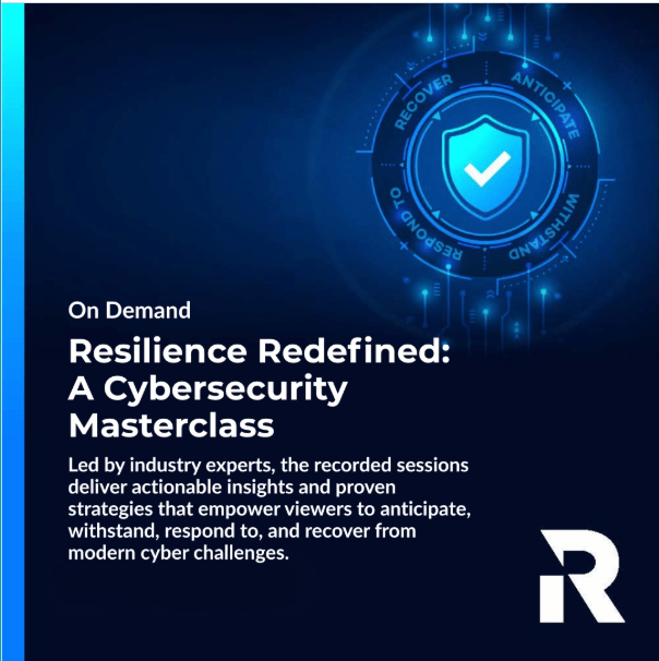 fordney14's tweet photo. Are your current cybersecurity practices ready to defend against modern threats? Our Resilience Redefined: A Cybersecurity Masterclass is now on demand. Watch now to help your organization fortify their defenses against today’s most pressing cyber threats:… https://t.co/GPuaXz42LM