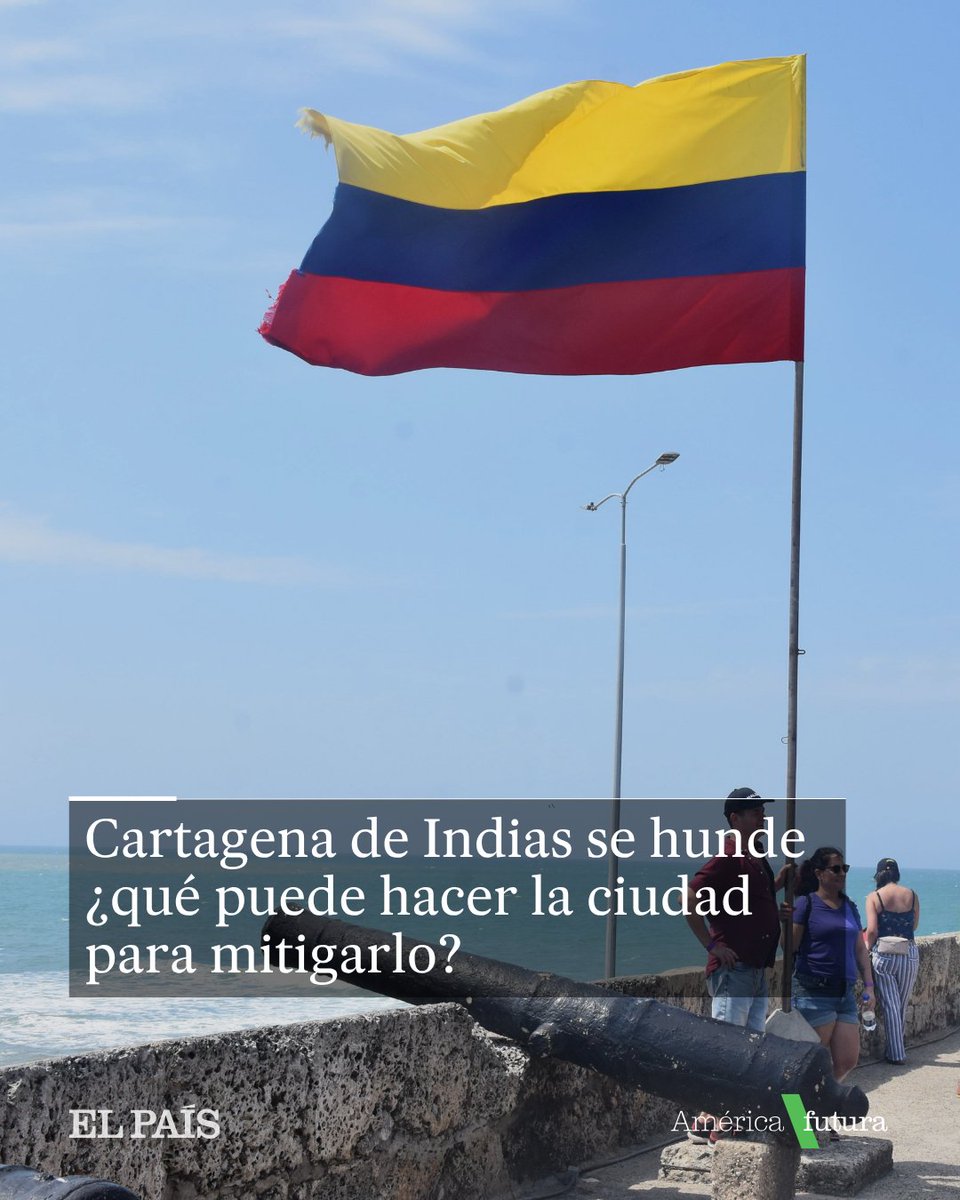 🇨🇴🌊El nivel del mar en la bahía del balneario colonial ha subido desde hace dos décadas siete milímetros por año: la segunda tasa más alta del Caribe después de Haití
✍ <a href="/CamilSanc/">Camilo Sánchez</a>
 dozz.es/vqtfc12