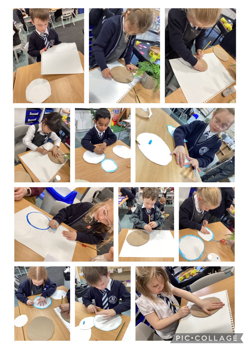 Misswalsh1_'s tweet image. As part of our winter art week, #class12 have taken inspiration from the artist Kandinsky and begun to create a snowman from an aerial viewpoint using circles. @Year1Monksdown @MonksdownMakes