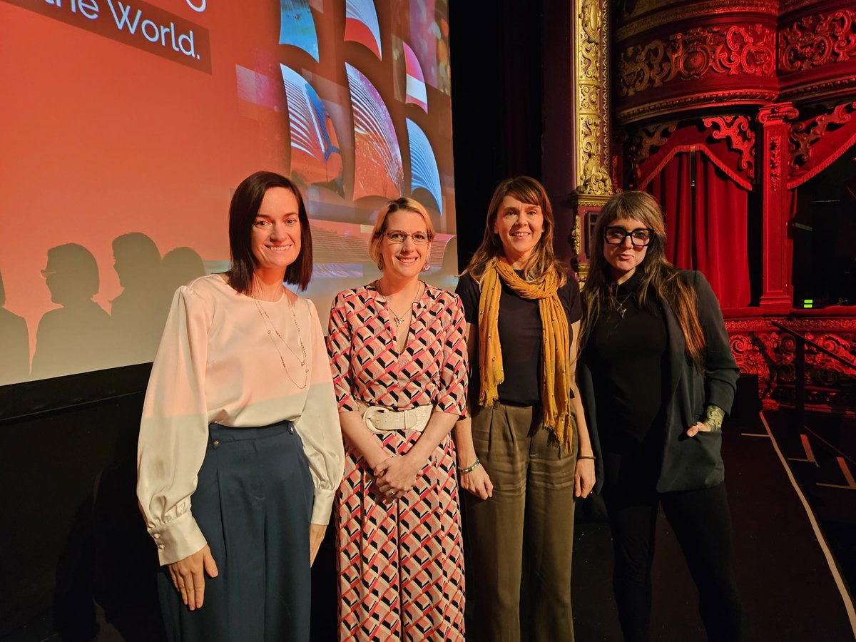 MaREIcentre's tweet photo. #MaREI's Aoife Deane joined a panel of climate experts at yesterday’s screening of Our Blue World: A Water Odyssey. 

The documentary highlights how climate change disrupts water cycles, leading to droughts, floods, and biodiversity loss.

#ScienceWeek https://t.co/5FT4W5844J
