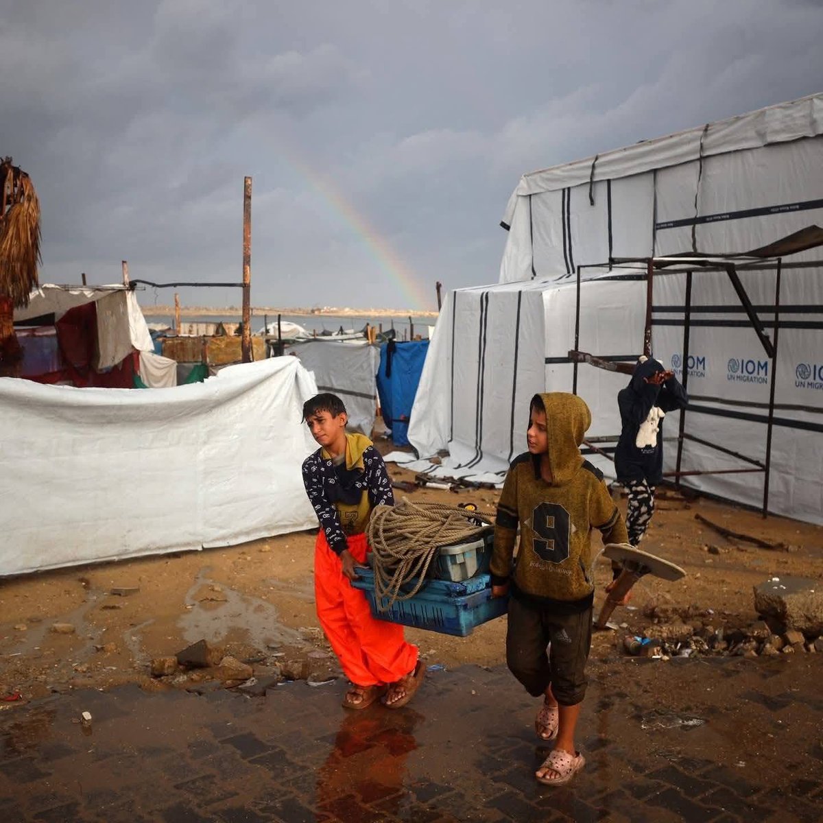 Loaykh01's tweet image. ما ذنب أطفالنا في غزة، ما زالو يعانون في ضل المنخفض الذي ضرب غزة اليوم، وما زالو اهلنا في الخيام يعانون. 

#غزة