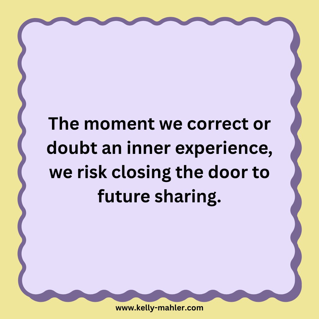 kmahlerkmahler's tweet image. (3/3)Slide 4: Notice insights however they are expressed. Slide 5: The moment we correct or doubt an inner experience, we risk closing the door to future sharing. Slide 6: Ready to build interoception skills together? Grab yours: kelly-mahler.com
#Interoception #KidsBook