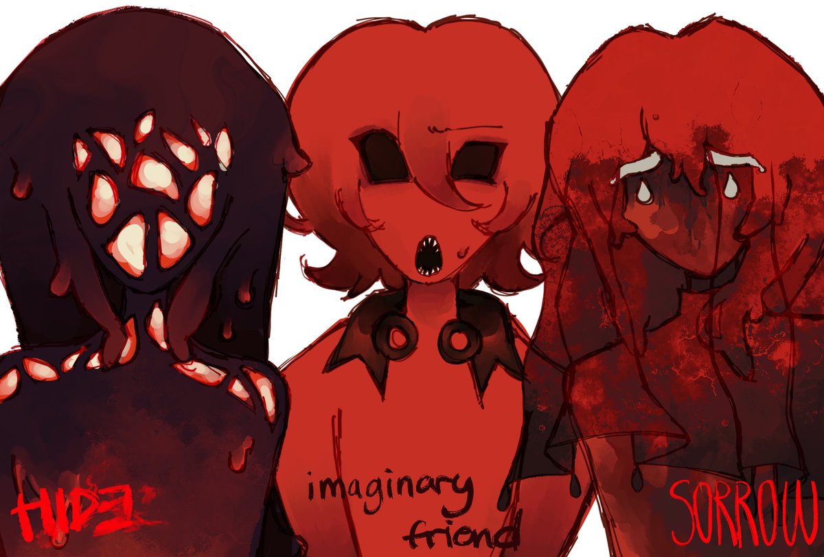 hmmmm i think my favs have a pattern

feat. hide [DOORS], imaginary friend [PRESSURE], and sorrow! [GRACE]