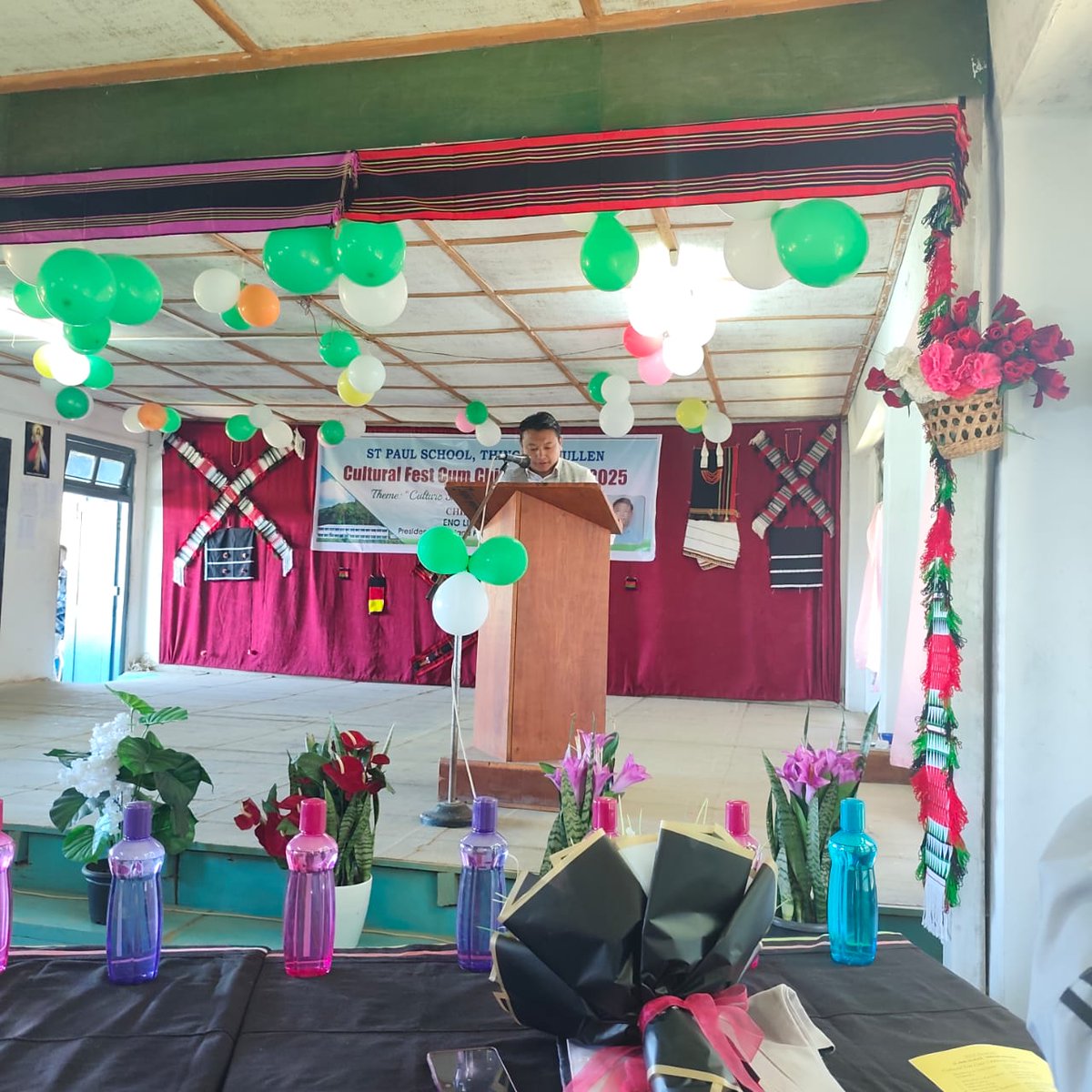 Attended as a chief guest for the children day program at St John school, Thingba Kullen village Senapati.