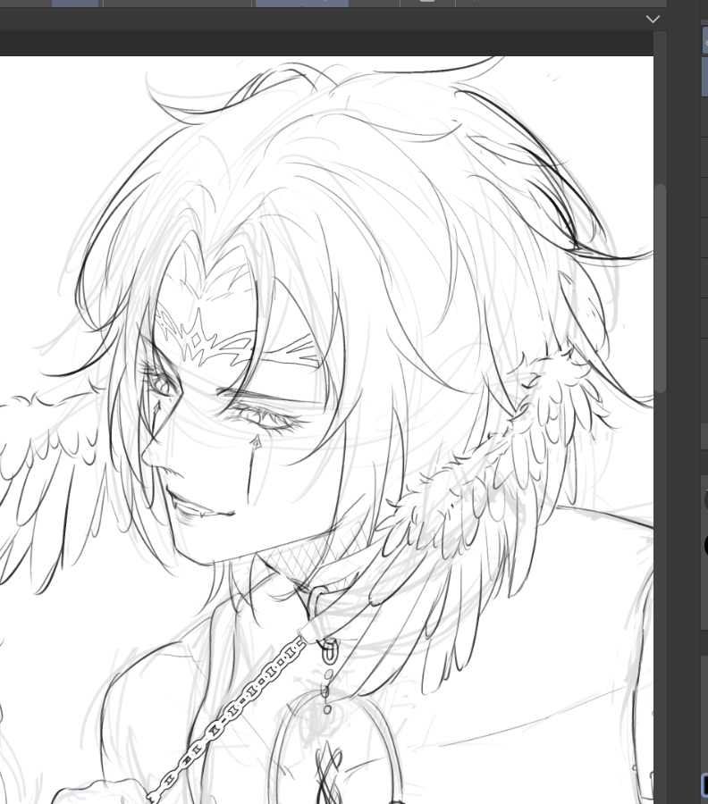 #commission #illustration #wip