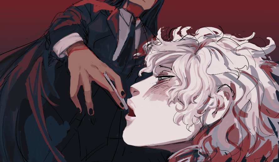 #kamukoma really old &amp; unfinished. cropped izuru's face out cuz i didnt like how it looked