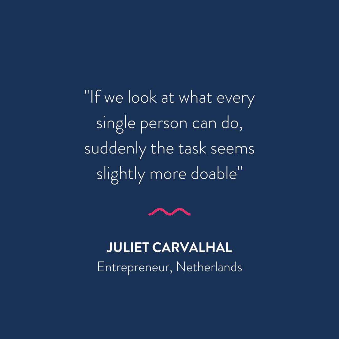 eXXpedition's tweet image. Solving #plasticpollution is not about everybody dedicating entire lives to the cause, or becoming an environmentalist by profession. It’s about finding your role, and working together with others to harness theirs @JulietCarvalhal 

#changemakers #solutionfocused