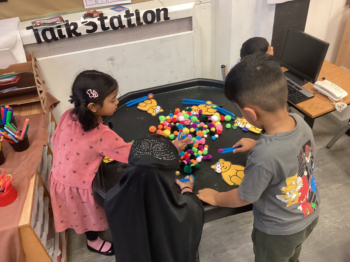 wyndclf's tweet photo. Children in RAZ have had an amazing time celebrating Children in Need Day. They invented their own class Pudsey bear, they did the Bearpee challenge , counted bears on the maths table.#childreninNeedDay #wyndcliffePrimarySchool #LeighTrust #bearpeeChallenge https://t.co/RdUAmYDhl3