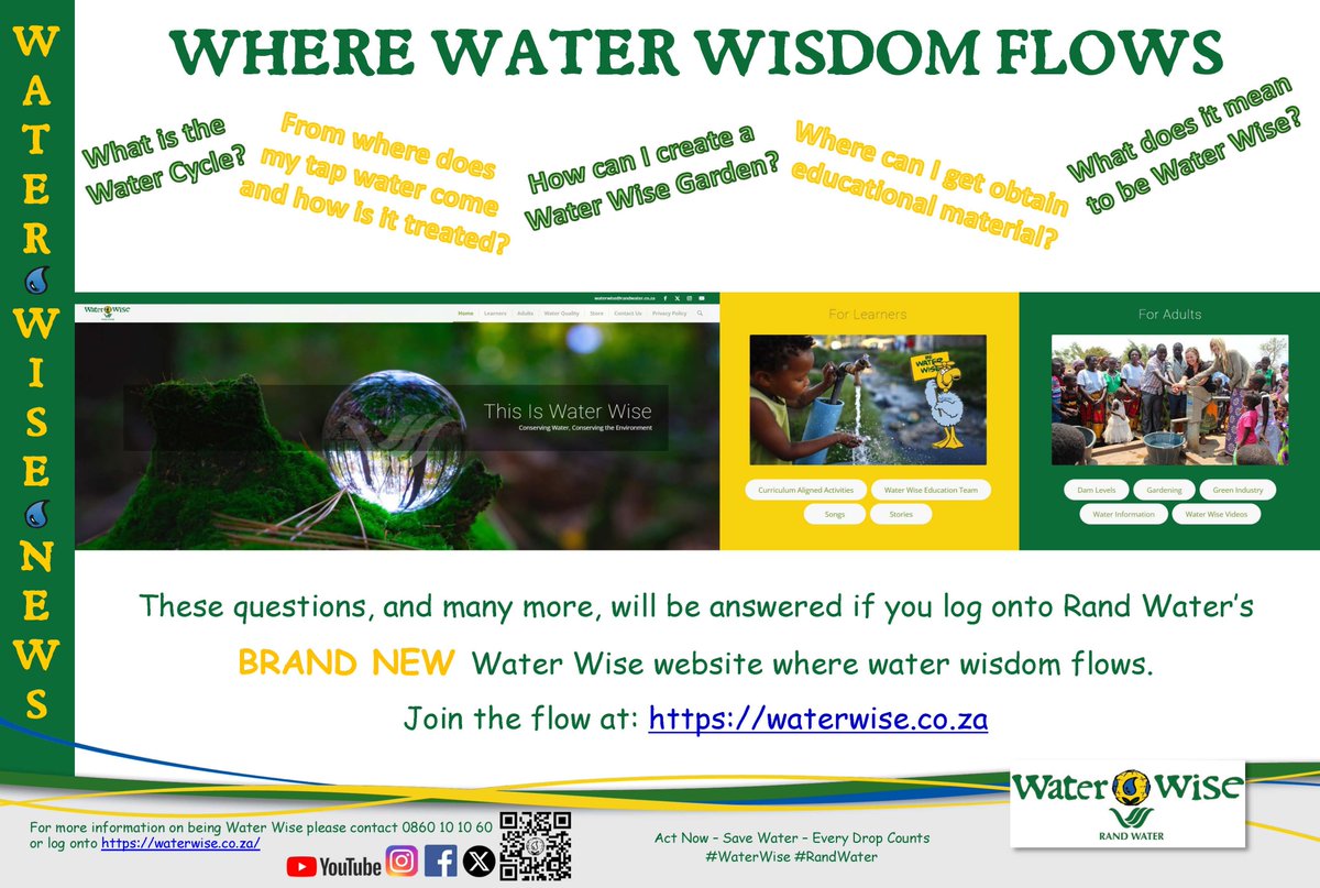 #WaterWise #RandWater