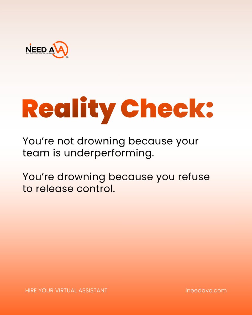 ineeda_va's tweet image. If you’re still wearing all the hats, don’t be surprised when your growth plateaus.
You don’t need more hours, you need a team.
💻 We match business owners with trained, ready-to-go Virtual Assistants who actually get it.

#DelegationWorks #HireASupportSystem  #INeedAVA