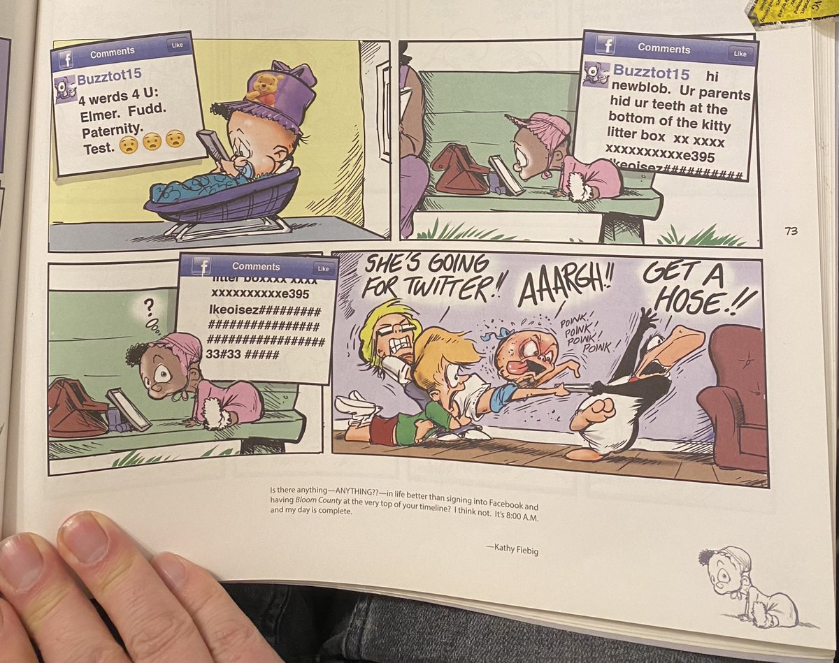 LifeCycleMedia's tweet image. #BloomCounty has a thought about banning #socialmedia for #children under 16...