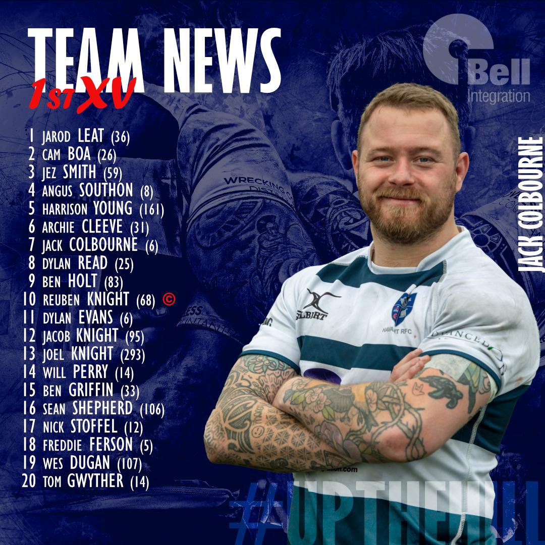 havantrfc's tweet photo. 𝑻𝑬𝑨𝑴 𝑵𝑬𝑾𝑺! 🔵⚪️
 
1st XV v @Barnes_Rugby (A) - 14:00

#UpTheHill #Nat2East https://t.co/3eQftnCUR3