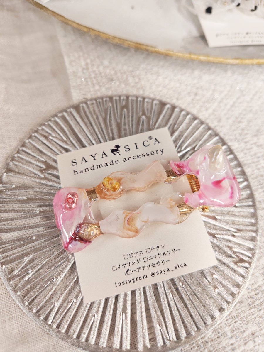 レジン＊りすちゃん Xmas フラワー ヘアゴム⟡.·*. レジン＊りすちゃん