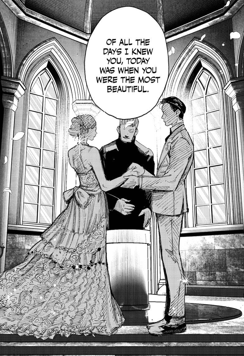 I got real tears flowing down my face right now bro… I don’t think I’ve ever sobbed reading a manga like I am right now. How can a moment be so fucking beautiful and heartbreaking at the same time Batista you are the greatest