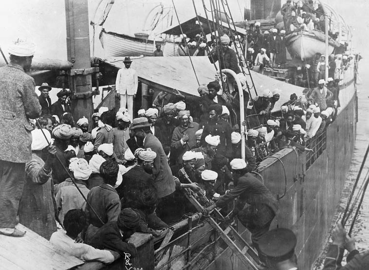 Harry__Faulkner's tweet photo. The Komagata Maru story gets to the heart of the immigration issue in Canada.

Does Canada have the right to deny people entry into the country based on their country of origin? Can the government turn the taps off for certain countries?

This incident is still being used today to perpetuate a story a victimhood and institutional racism in Canada against Indians.

The real martyr in this story is Hopkinson. He died serving his King and his country. Working undercover to expose the workings of a violent, anti-British ethnic socialist movement.

Is it really appropriate for Canadian MPs to be listed in the credits of a film glorifying the murder of a Canadian official? 

Not long after the Komagata Maru incident, members of the Ghadar Party in Washington and British Columbia began to collaborate with Germany in World War 1 to further undermine Britain and Canada.
