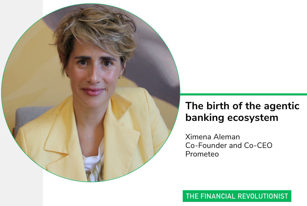 Fin_Revolution's tweet image. The next era of finance isn’t coming, it’s already here.

Agentic banking, smarter rails, and fierce new competition are reshaping how money moves.

@prometeoapi&apos;s Ximena Aleman breaks down what this shift really means for builders.

🔗 thefr.com/news/the-birth…

#FintechNews